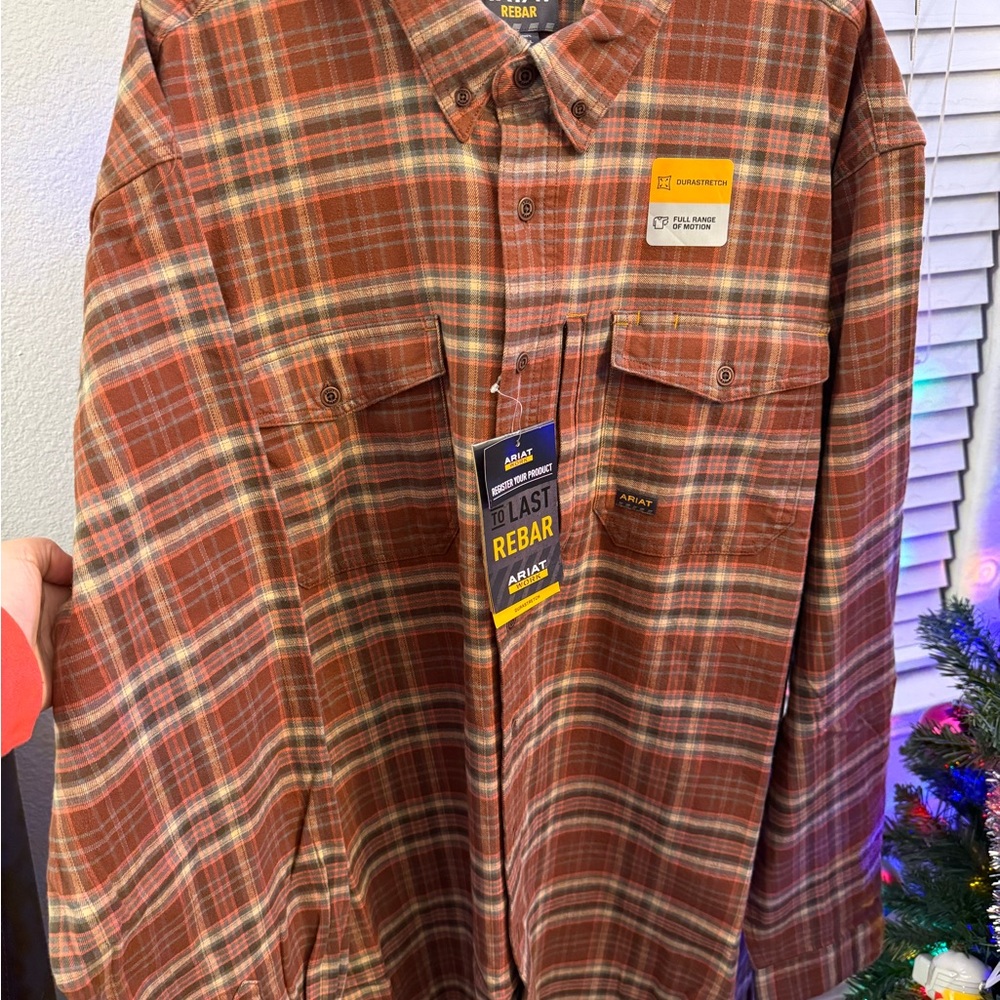 Ariat Rebar Flannel Work Shirt